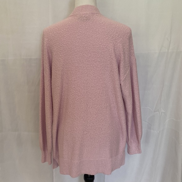 LOFT NWT V-Neck Pocket Cardigan, Winsome Orchid, MEDIUM - Picture 3 of 5